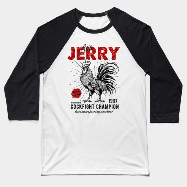 The Little Jerry Baseball T-Shirt by OniSide